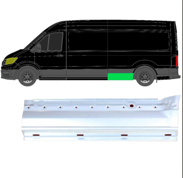 Hinten Kotflügel für Volkswagen Crafter Lang Oder Extra Lang 2017 links