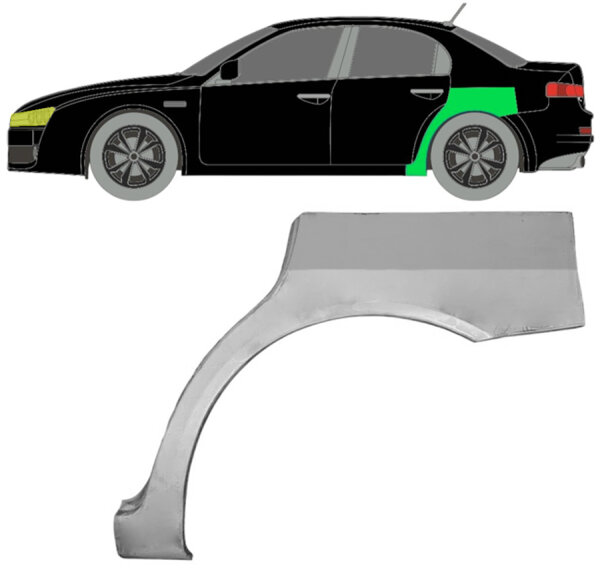 Hinten Radlauf Panel für Alfa Romeo 159 2005 - 2012 links
