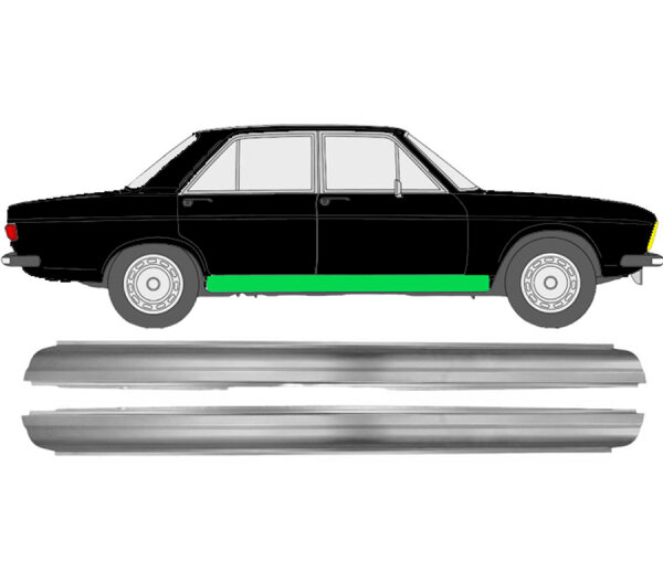 Schweller für Audi 100 C1 1968 - 1976 rechts & links