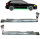 Vorne Schweller & Vorne Kotflügel für Audi A3 8p 5 Tür 2003 - 2012 links