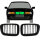 Kühlergrill Schwarz für Bmw 3 E46 1998 - 2001
