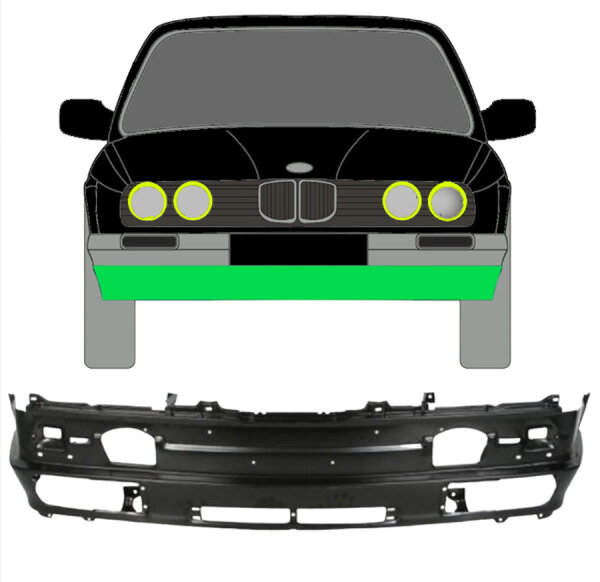 Frontblende für Bmw 3 E30 1987 – 1994