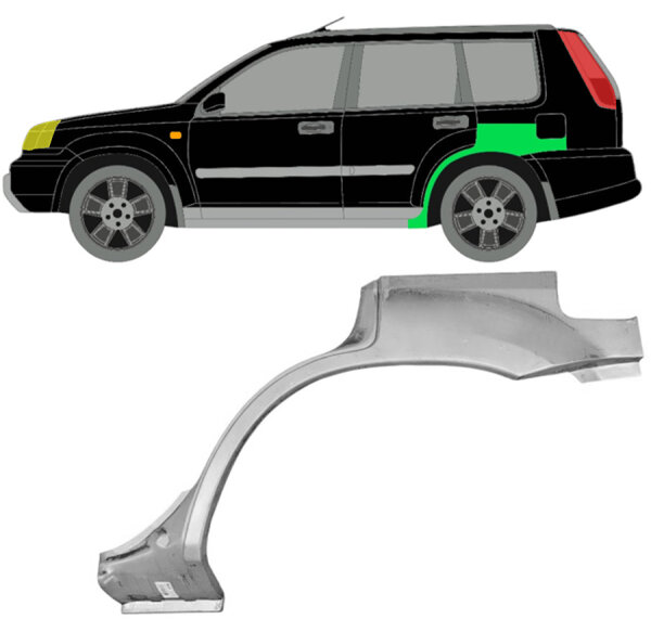 Radlauf Blech links für Nissan X Trail T30 2001 - 2007 links
