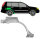 Radlauf Blech links für Nissan X Trail T30 2001 - 2007 rechts