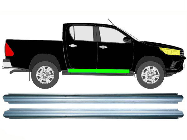 Schweller Reparaturblech Satz für Toyota Hilux 2015 rechts & links