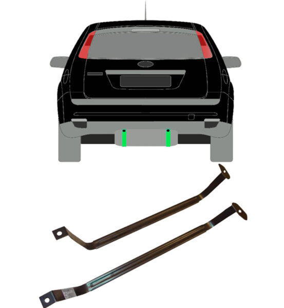 Kraftstofftankklemmen für Ford Focus Mk2 1.4 16 V 2004 - 2010