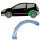 Hinten Radlauf Blech für Citroen C2 2003 - 2009 links