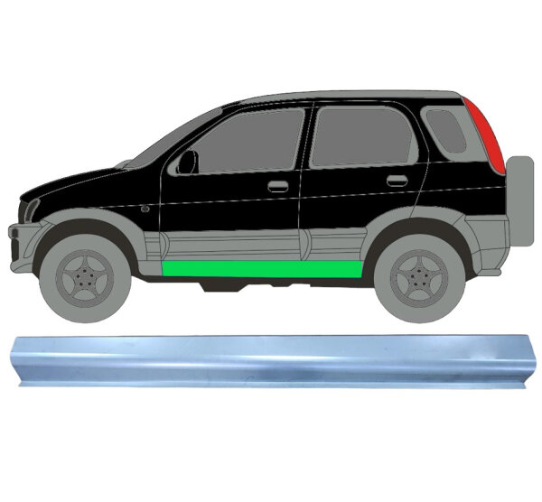 Schweller Blech für Daihatsu Terios 1997 - 2005 links