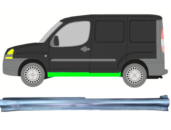 Schweller Blech für Fiat Doblo Kurz 2001 - 2010 links