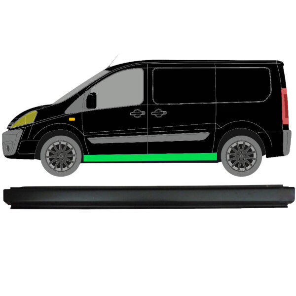 Voll Schweller Blech für Fiat Scudo Kurz 2007 - 2016 links