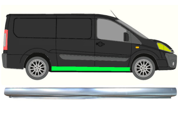 Voll Schweller Blech für Fiat Scudo Lang 2007 - 2016 rechts