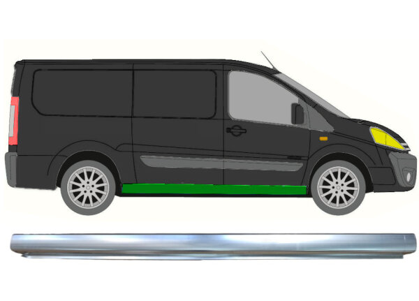 Schweller Blech für Fiat Scudo Lang 2007 - 2016 rechts