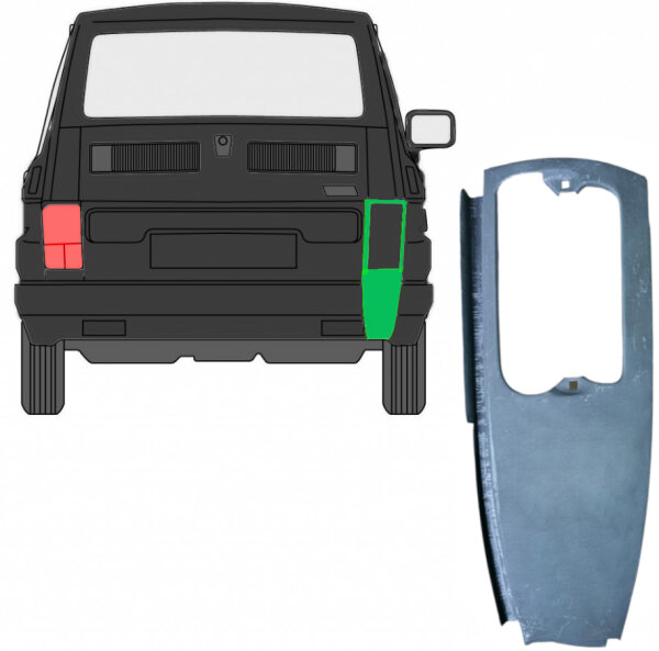 Schweller Reparaturblech für Fiat Cinquecento 1991 - 1998 links