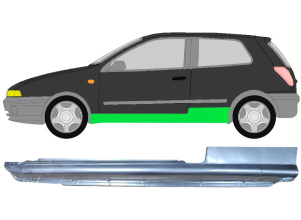 Schweller Blech für Fiat Bravo 3 Tür 1995 - 2001 links