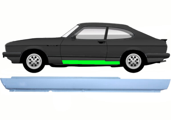 Schweller Blech für Ford Capri 1974 - 1987 links