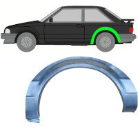 Hinten Radlauf Reparaturblech Ford Escort Mk3 3 Tür...