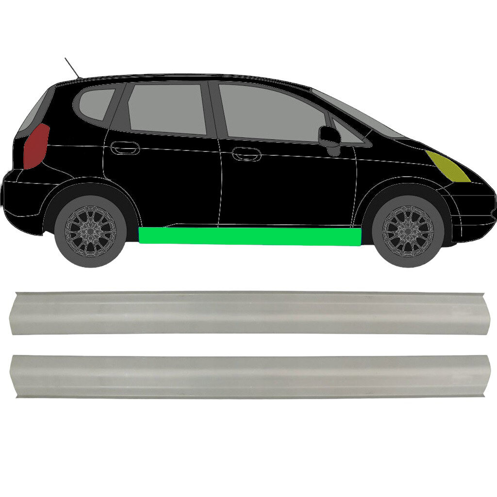 Kotflügel Radläufe Coating Hinten Innen- Recht Honda Fit Jazz
