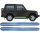 Schweller Blech Satz für Mitsubishi Pajero 3 Tür 1982 - 1992 rechts & links