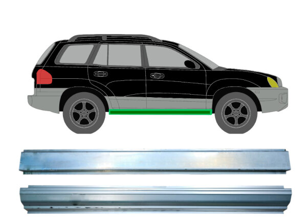 Schweller innen & außen Blech Satz für Hyundai Santa Fe 2001 - 2006 rechts