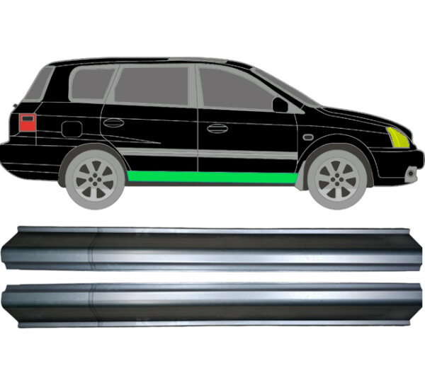 Schweller Blech Satz für Kia Carens 1999 - 2006 rechts & links