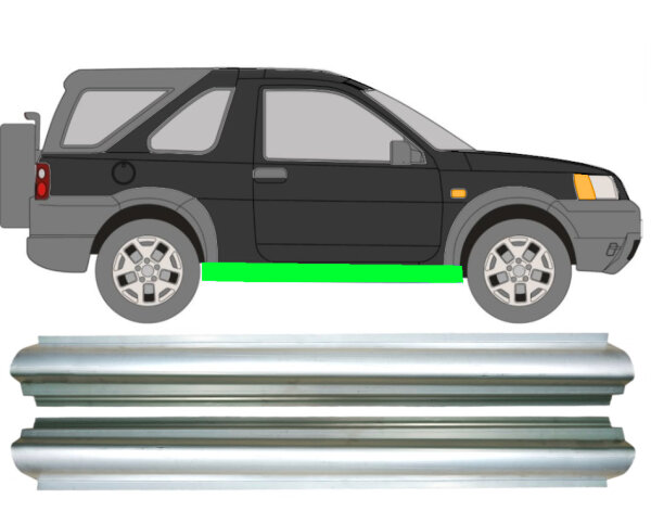 Schweller Reparaturblech Satz für Land Rover Freelander 1997 - 2006 symmetrisch