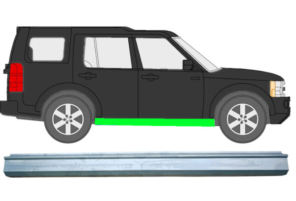 Schweller Reparaturblech für Land Rover Discovery 2004 - 2009 symmetrisch