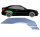 Hinten Kotflügel Oben Panel für Mercedes Cl 203 2000 - 2008 rechts