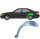 Hinten Radlauf Blech für Mercedes E - Klasse W211 E211 2002 - 2009 links