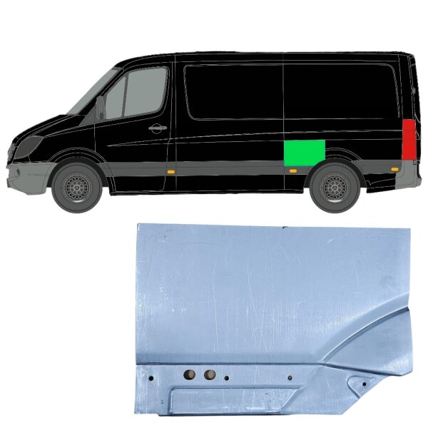 Hinten Kotflügel Blech für Mercedes Sprinter Ab 2006 links