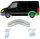 Hinten Kurz Kotflügel Blech Satz für Volkswagen Crafter Ab 2006 links