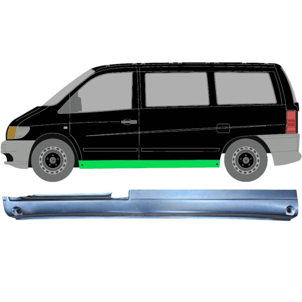 Schweller Blech für Mercedes Vito W638 1996 - 2003 links