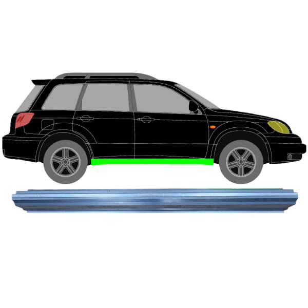 Schweller Blech für Mitsubishi Outlander 2001 - 2007 rechts