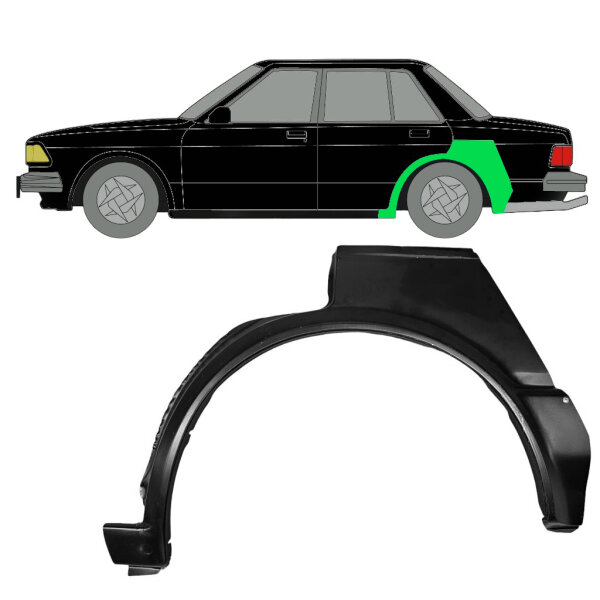 Hinten Radlauf Blech für Nissan Bluebird 1983 - 1990 links