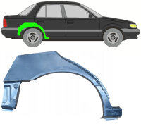 Hinten Radlauf Blech für Nissan Sunny N14 1991...