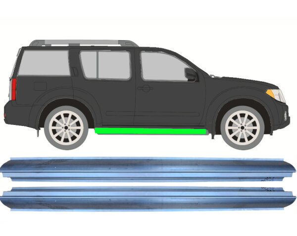 Schweller Blech Satz für Nissan Pathfinder 2004 - 2013 rechts & links