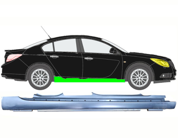 Voll Schweller Blech für Opel Insignia 2008 - 2017 rechts