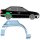 Hinten Sedan Radlauf Blech für Vauxhall Astra F 1991 - 2002 rechts