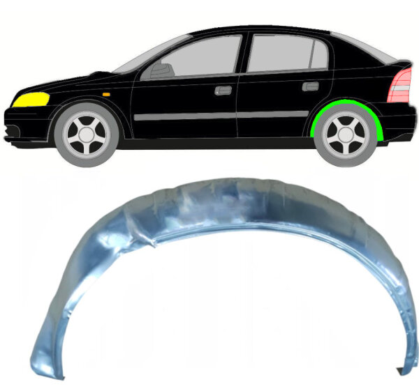Hinten 5 Tür Innen Radlauf Blech für Vauxhall Astra G 1999 - 2009 links