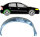 Hinten 5 Tür Innen Radlauf Blech Opel Astra G 1999 - 2009 rechts