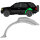 Hinten Radlauf Blech für Vauxhall Frontera B 1998 - 2002 links