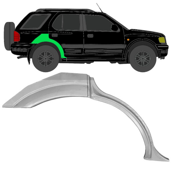 Hinten Radlauf Blech für Vauxhall Frontera B 1998 - 2002 rechts
