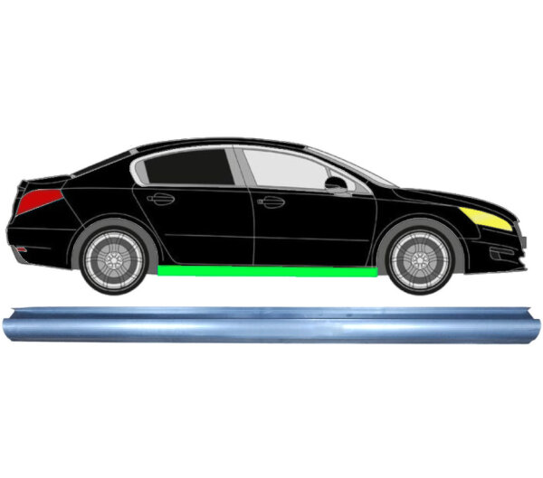 Schweller Blech für Peugeot 508 2010 - 2018 symmetrisch