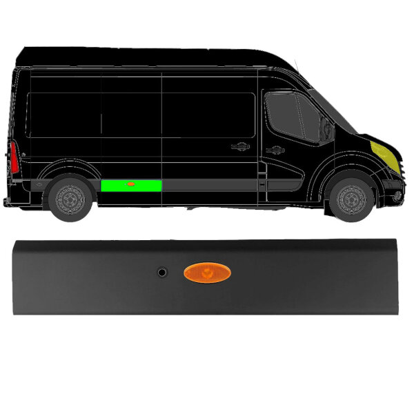 Seitenleiste Lang Pdc mit Heckleuchte für Renault Master Ab 2010 rechts