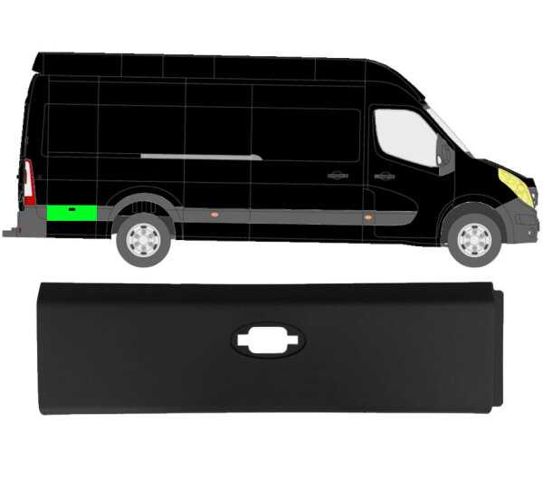 Seitenleiste Extra Lang für Opel Oder Vauxhall Movano Ab 2010 rechts