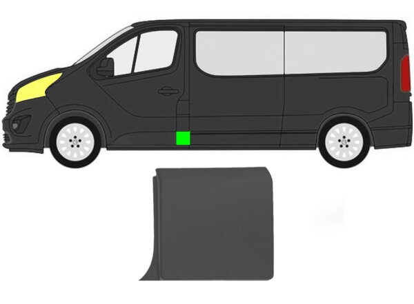 Vorne mittelsäule Seitenleiste für Vauxhall Vivaro Ab 2014 links