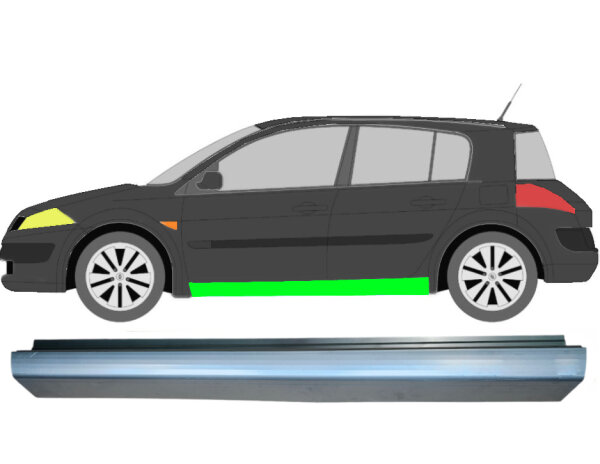 Schweller Blech für Renault Megane II 2003 - 2012 links