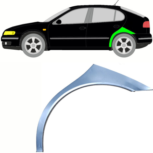 Hinten Radlauf Blech für Seat Leon 1999 - 2006 links