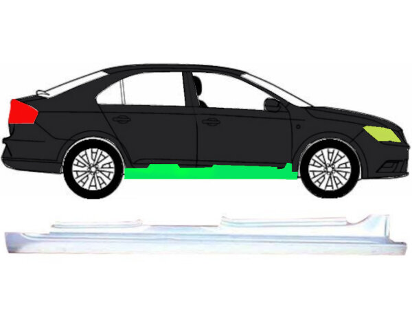 Voll Schweller Blech für Seat Toledo 2012 - 2018 rechts