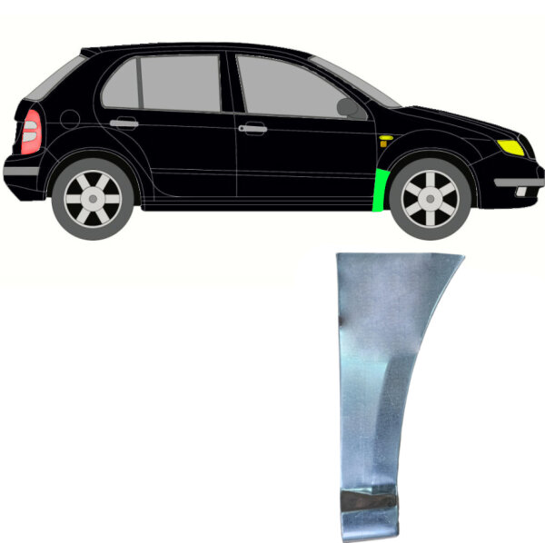 Vorne Kotflügel Blech für Skoda Fabia 1999 - 2007 rechts