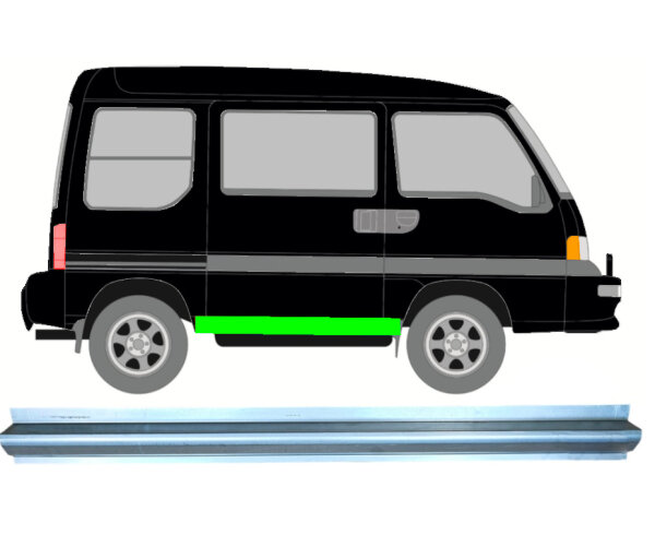 Schweller Blech für Subaru Columbuss 1993 - 1998 symmetrisch